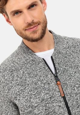 camel active Cardigan aus einem soften Baumwollmix Markenlabel