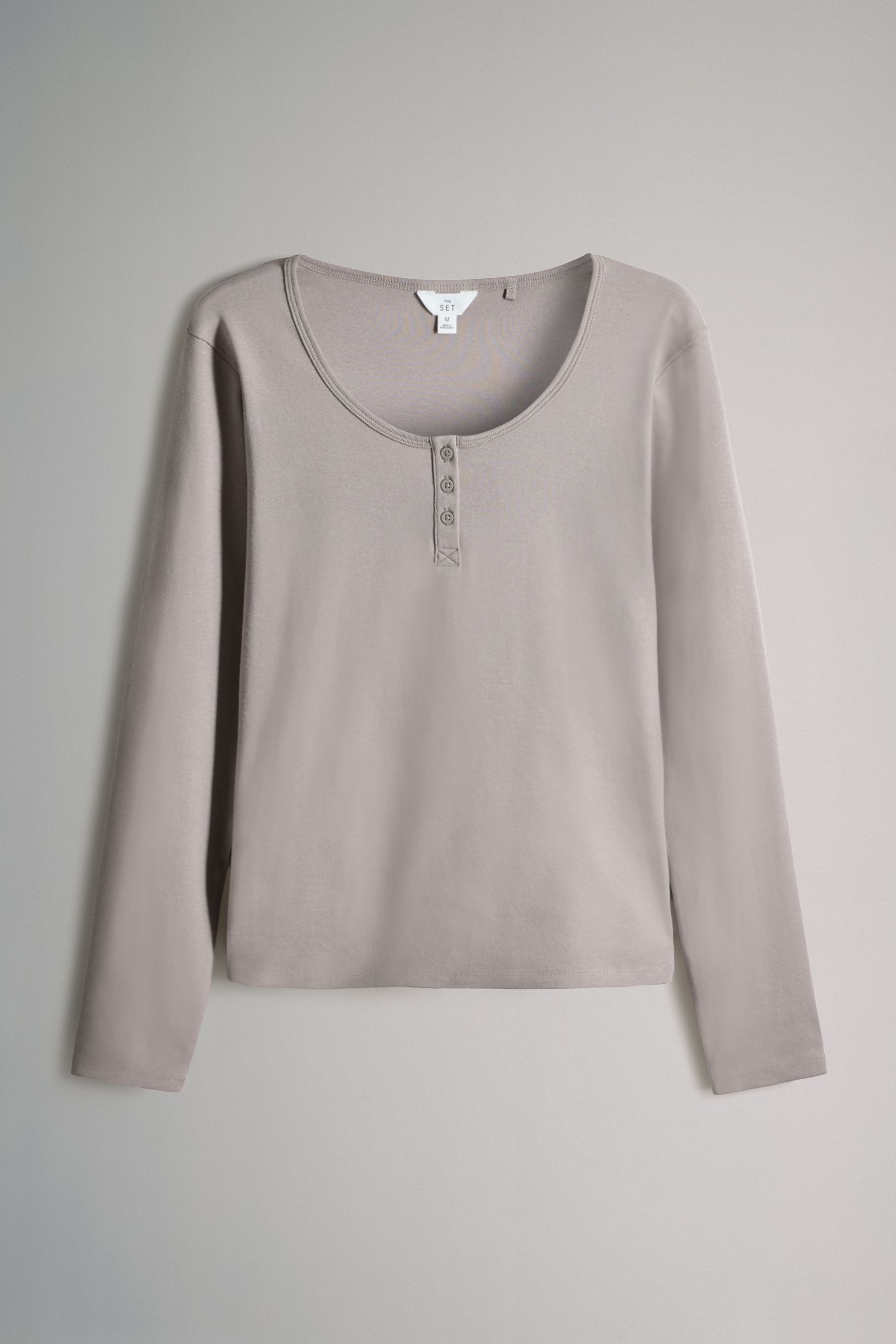 The Set Pyjama The Set Lange Henley-Schlafanzüge, 2er-Pack (4 tlg) günstig online kaufen