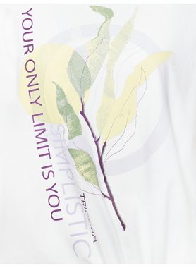 Trigema T-Shirt TRIGEMA T-Shirt mit modischem Knoten (1-tlg)