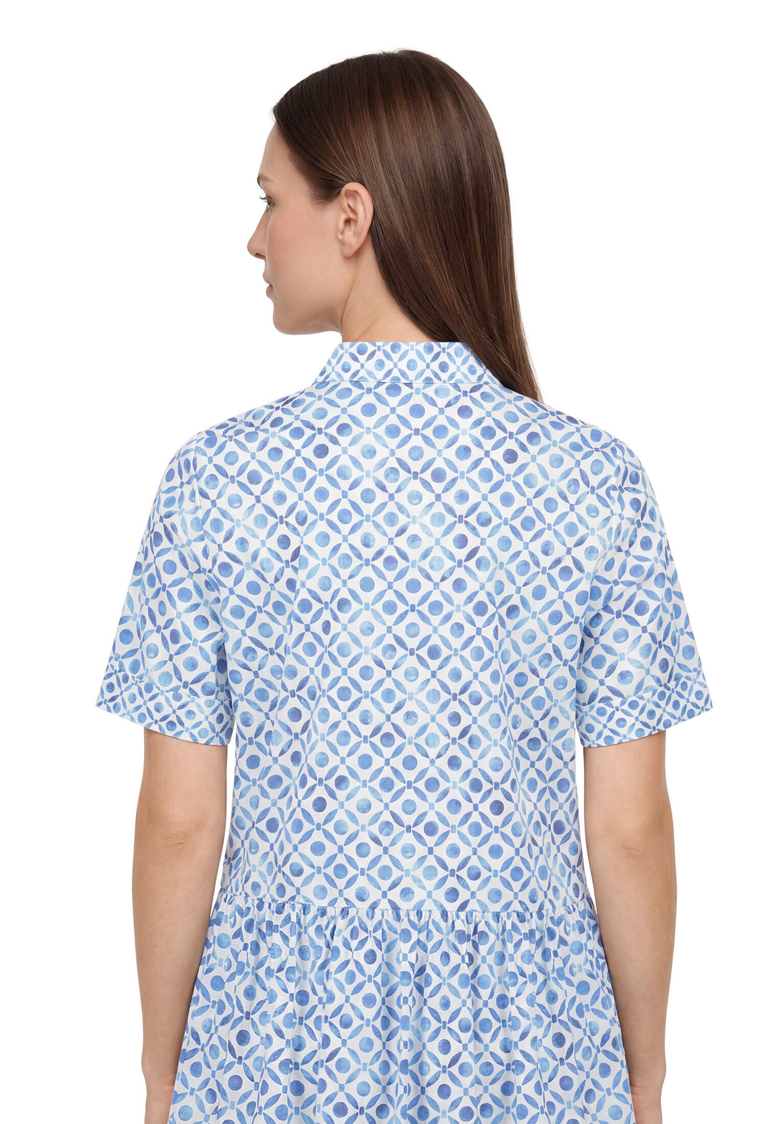 Cartoon Blusenkleid Damen mit Muster