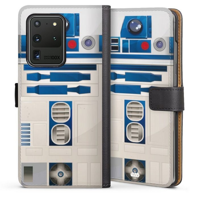 DeinDesign Handyhülle Star Wars R2D2 Fanartikel R2D2 Closeup - Star Wars Samsung Galaxy S20 Ultra Hülle Handy Flip Case Wallet Cover