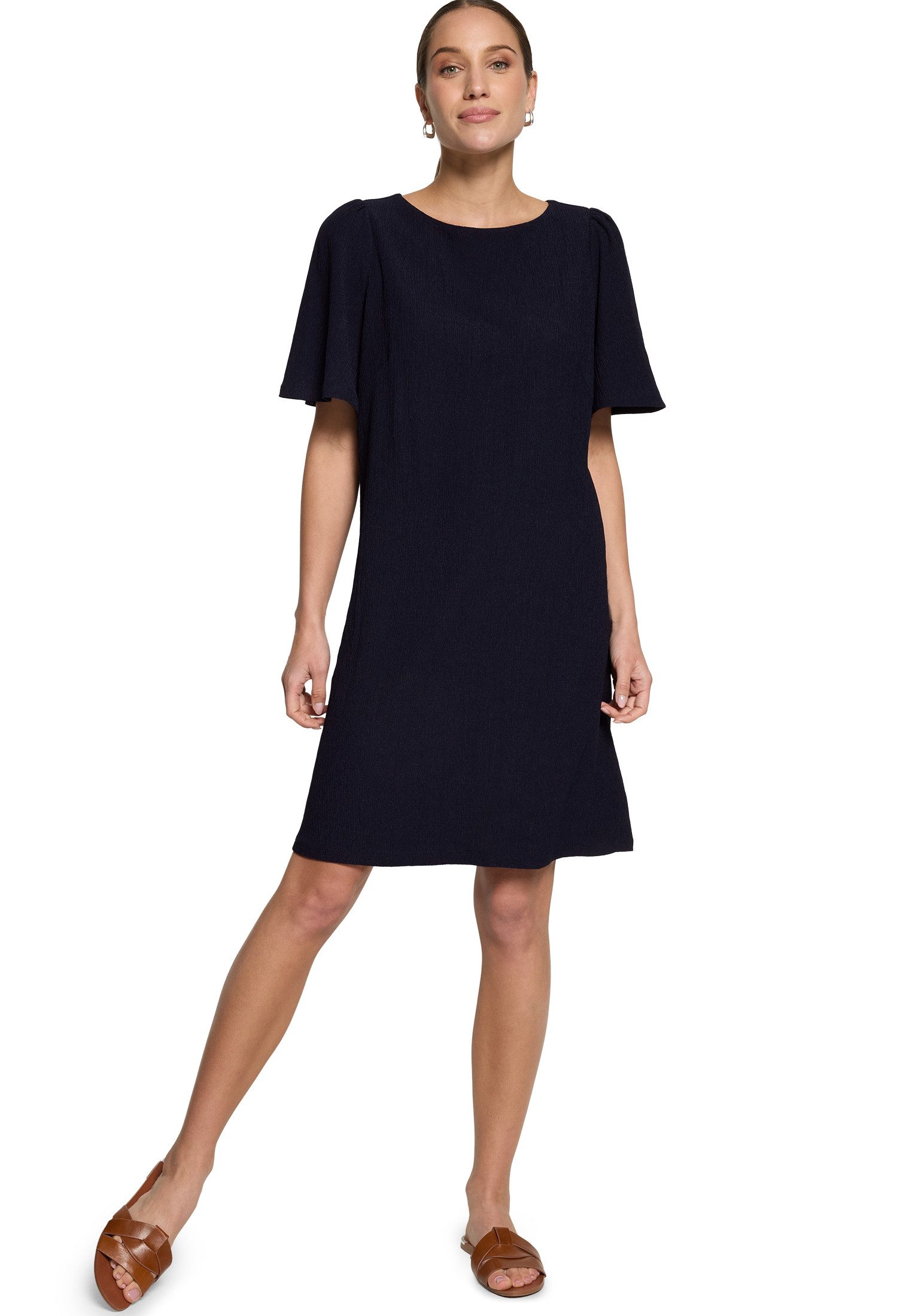 Zero Jerseykleid Damen kurzarm Material.
