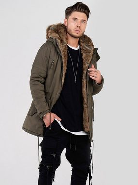 behype Parka BHTYLER mit abnehmbarem Kunstfell