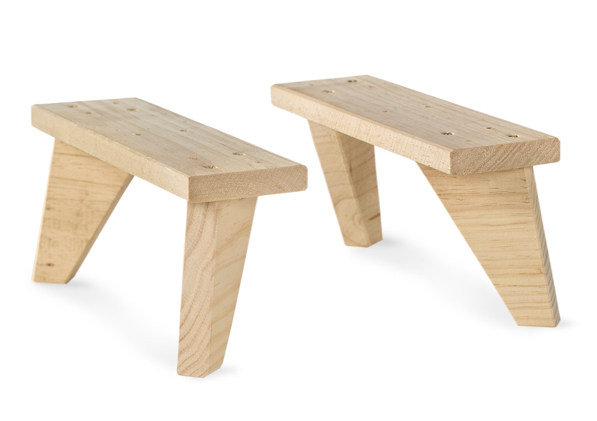 Astigarraga Kit Line Möbelfuß Vollholz-Regalbeine - Dinamic, 2er Set Möbelf günstig online kaufen