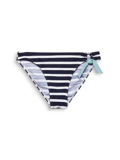 Esprit Bikini-Hose »Recycelt: Slip mit Streifen-Print«