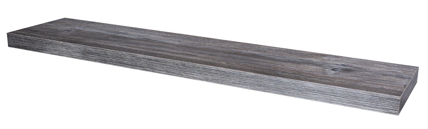 Levandeo® Wandregal, Wandboard Bobby 100cm Altholz günstig online kaufen