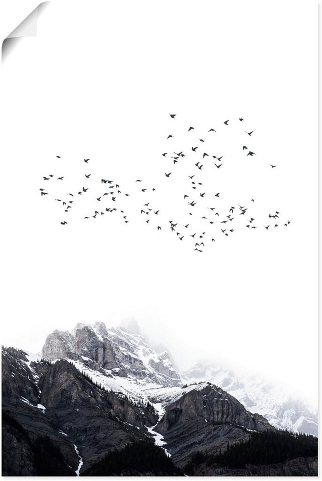 Artland Wandbild Die Berge, Berge & Alpenbilder (1 St), als Alubild,  Leinwandbild, Wandaufkleber oder Poster in versch. Größen