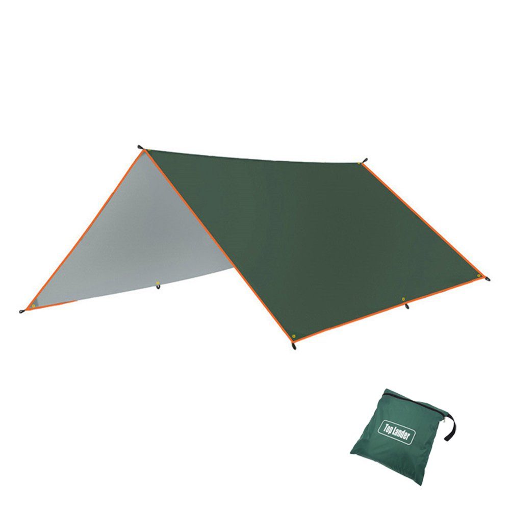 GelldG Schutzplane Tarp Wasserdicht, Camping Zeltplane, Anti-UV