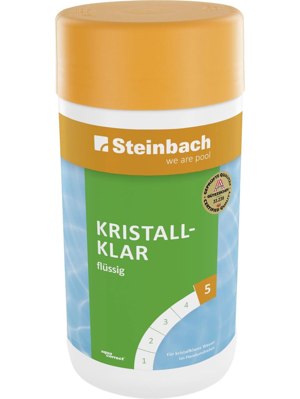 Poolpflege Steinbach Poolpflege Kristallklar Algezid 1 L