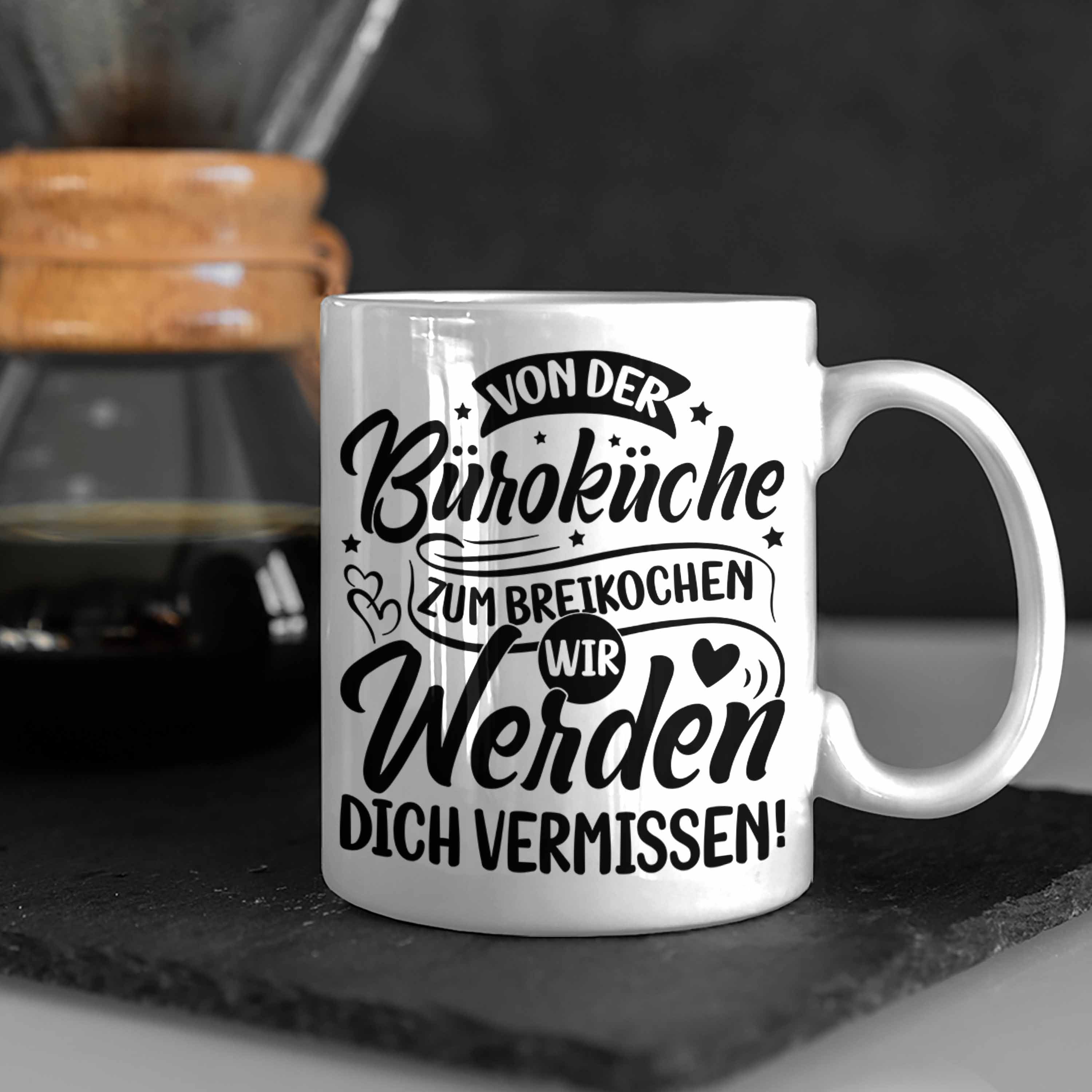 Kaffeetasse Tasse Geschenk Abschied Trendation Kollegi Weiss Tasse Mutterschutz Mutterschutz