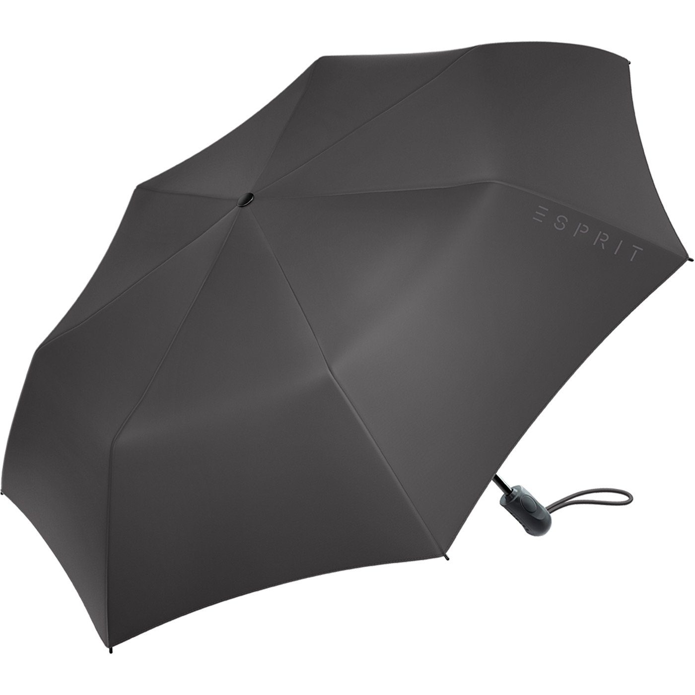 Easymatic schwarz Automatik, Auf-Zu Esprit Schirm Light mit stabil Taschenregenschirm und praktisch
