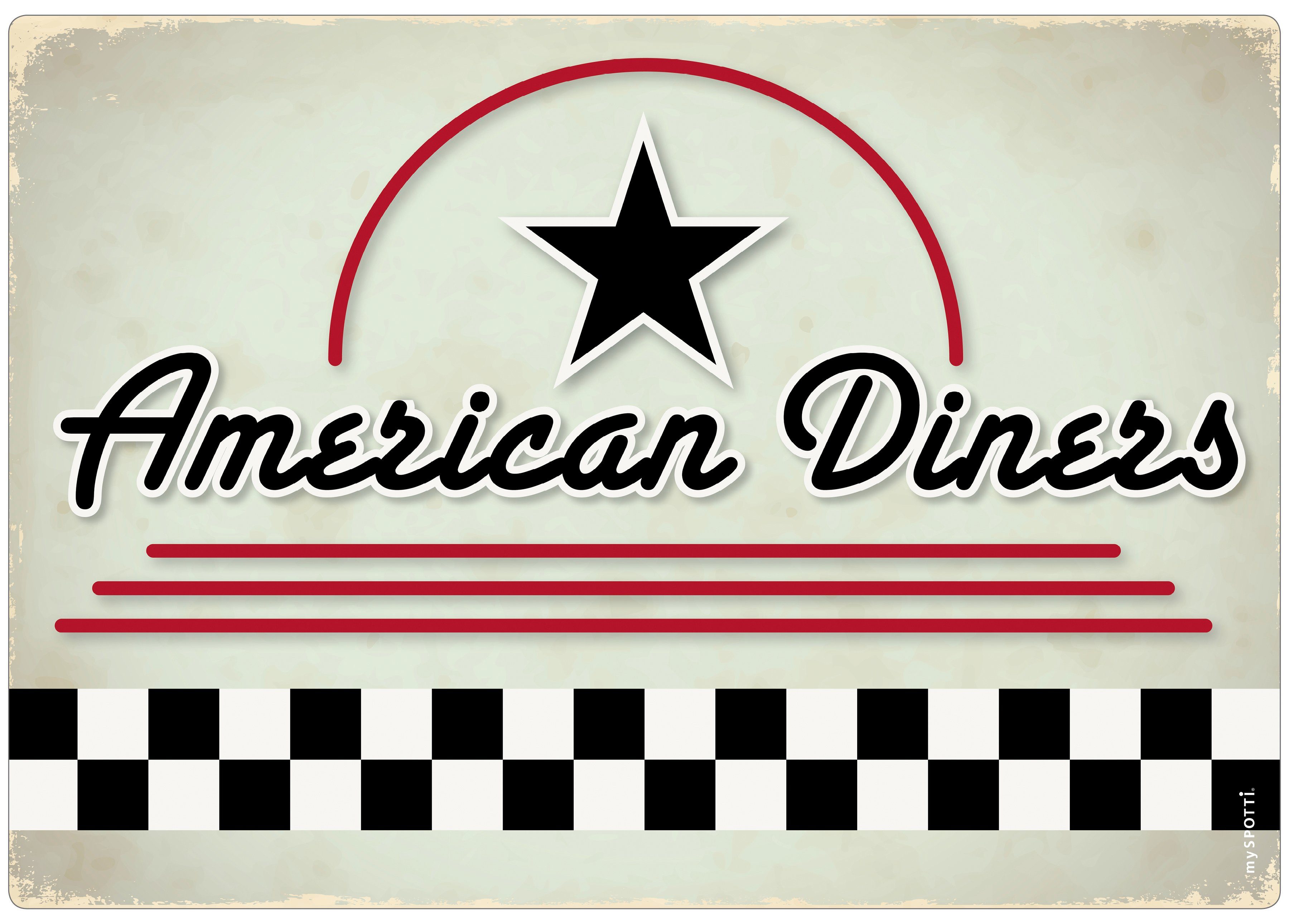 MySpotti Küchenrückwand pop, American Diners
