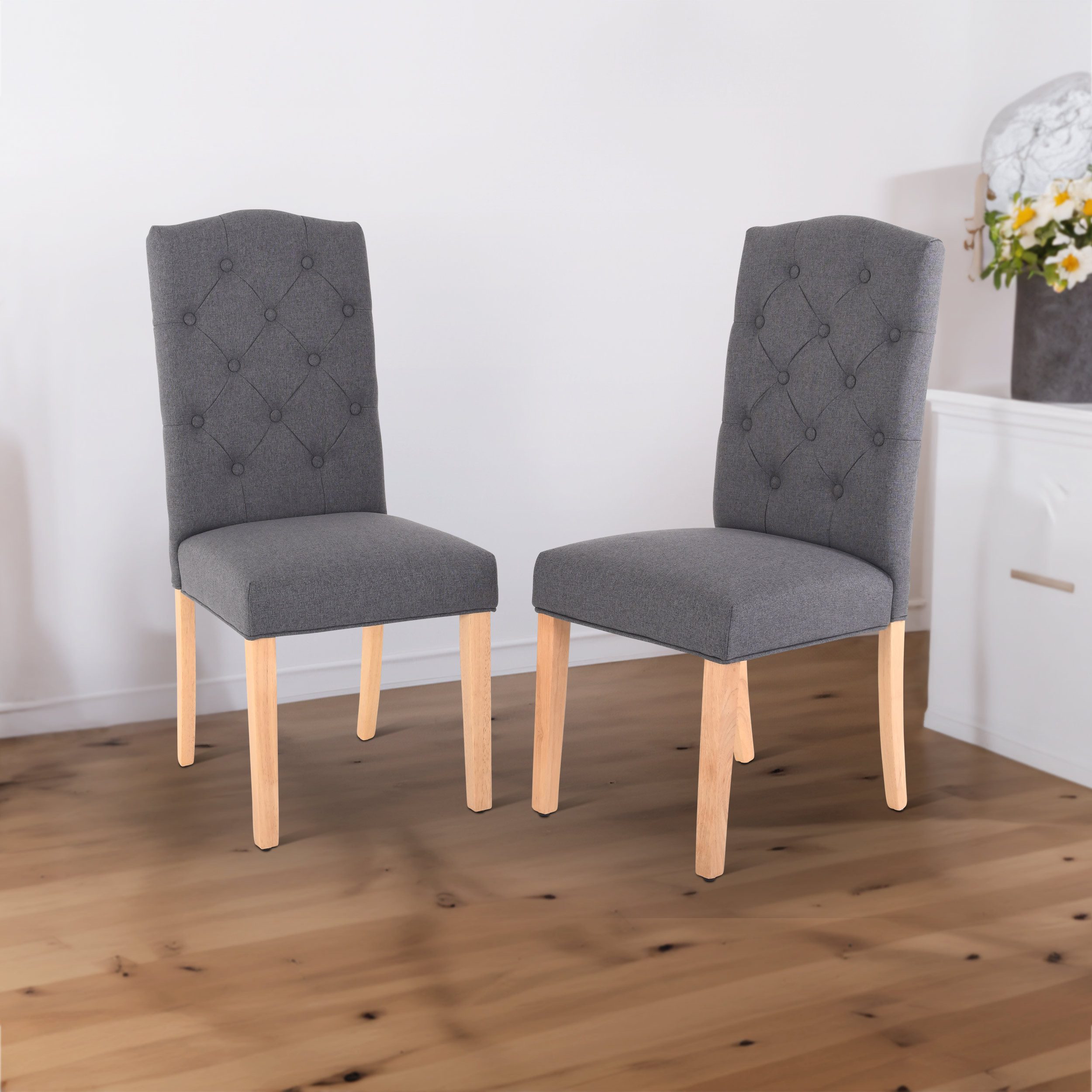Raburg Esszimmerstuhl Polsterstuhl mit Chesterfield-Design und günstig online kaufen
