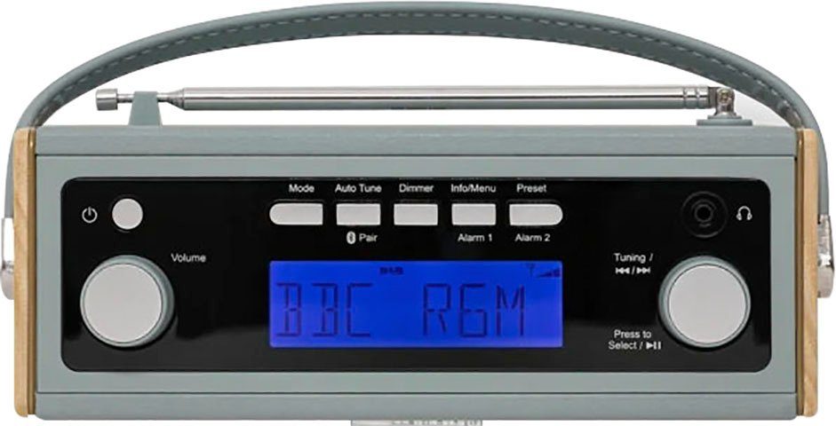 Rambler BT Stereo RDS) mit FM-Tuner, (DAB), (Digitalradio Himmelblau UKW Radio