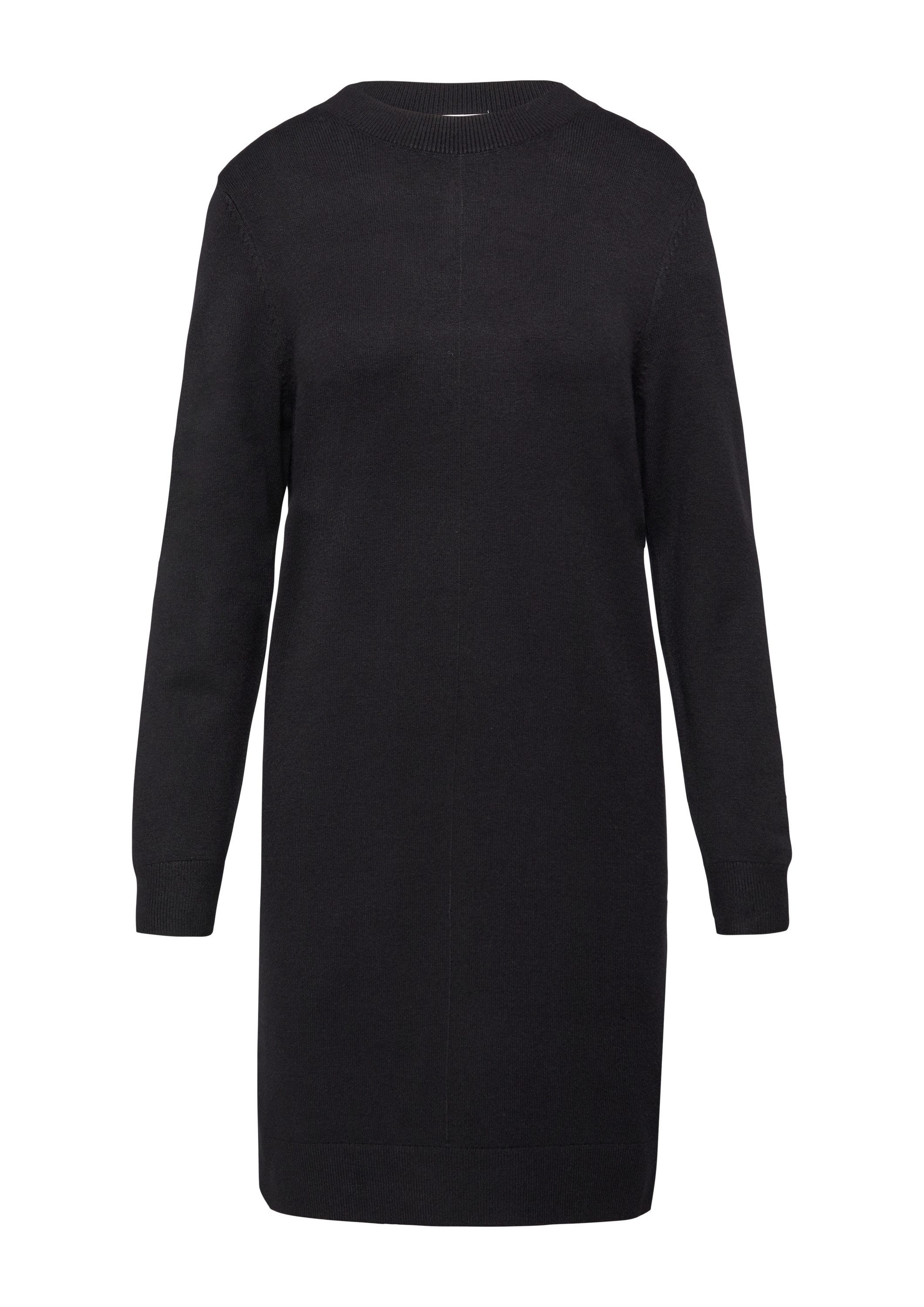 s.Oliver Minikleid Kleid Feinstrickkleid mit Naht-Details günstig online kaufen