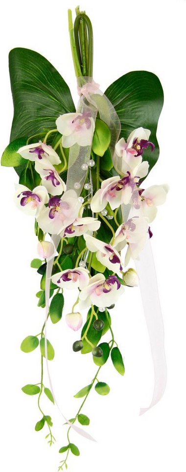 Kunstblume Orchidee, I.GE.A., Höhe 60 cm, Zum Hängen oder Tischdeko  Mittelstücke Wanddeko