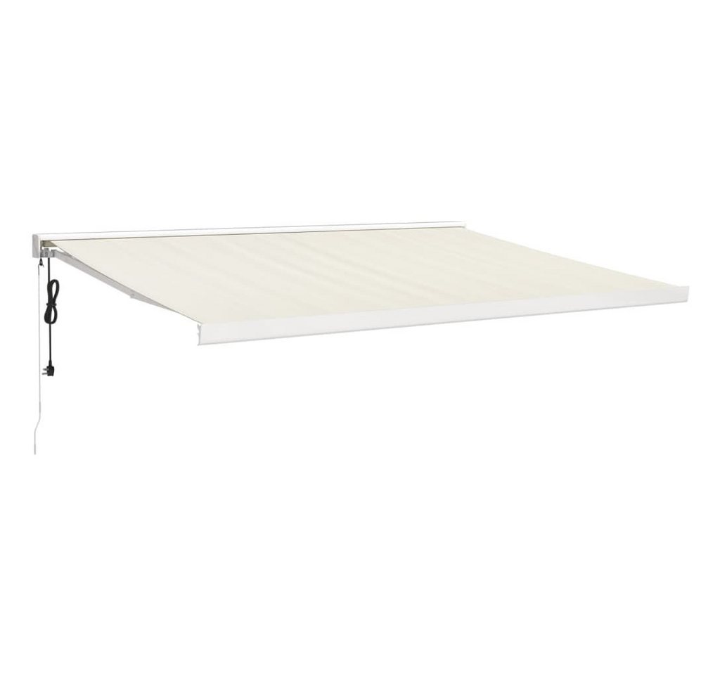 Thumbnail - furnicato Markise Einziehbar Creme 4x3 m Stoff und Aluminium (1-St)