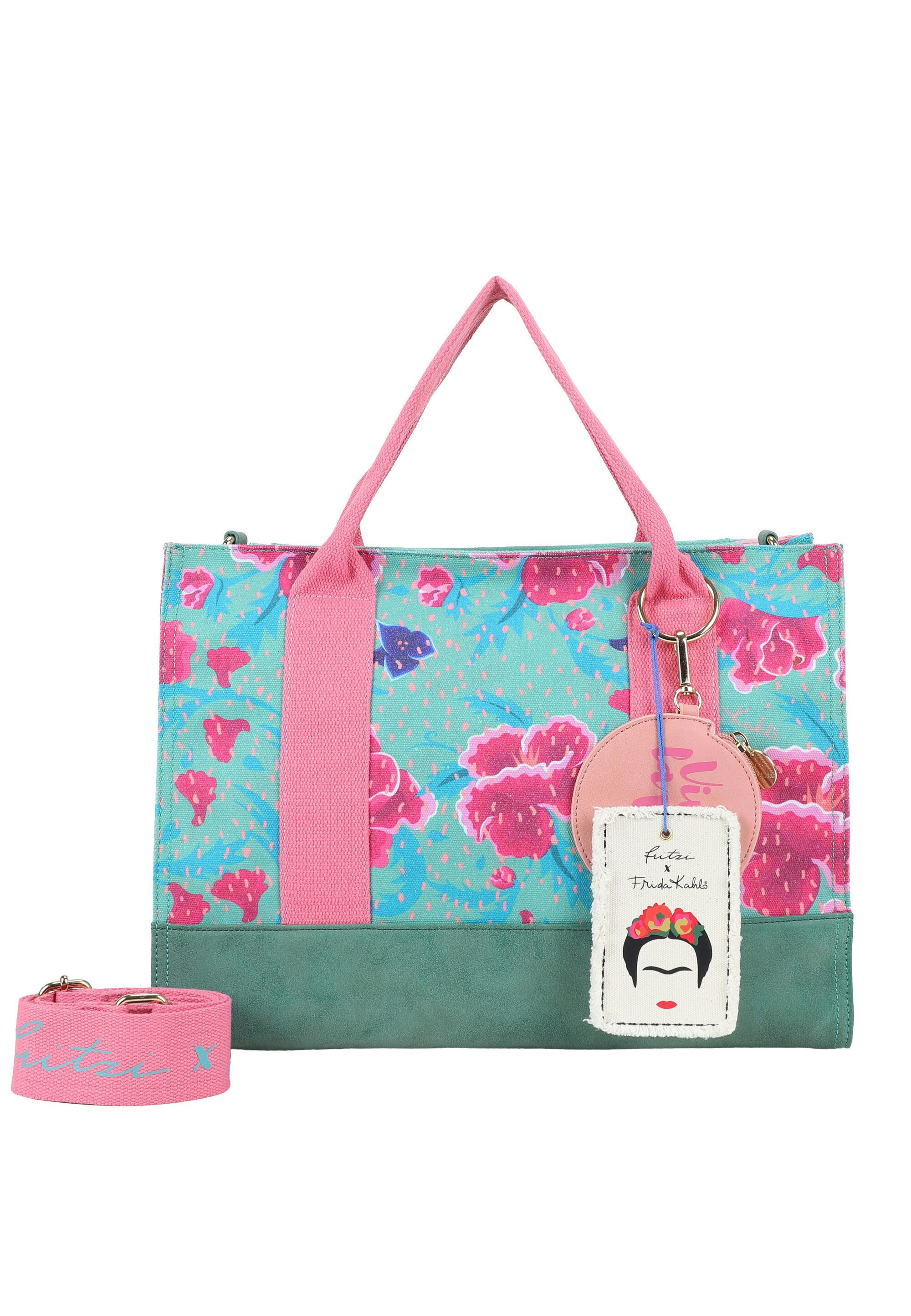 Fritzi aus Preußen Shopper Fritzi x Frida Kahlo (2-tlg), mit Blumenprint
