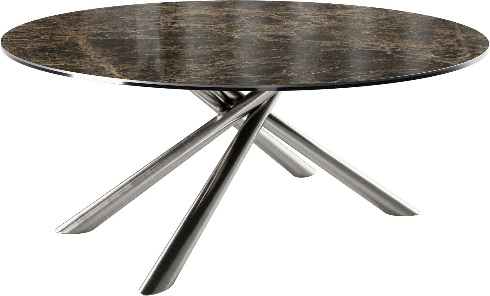 DELIFE Couchtisch Edge, Rund 100x100 cm günstig online kaufen