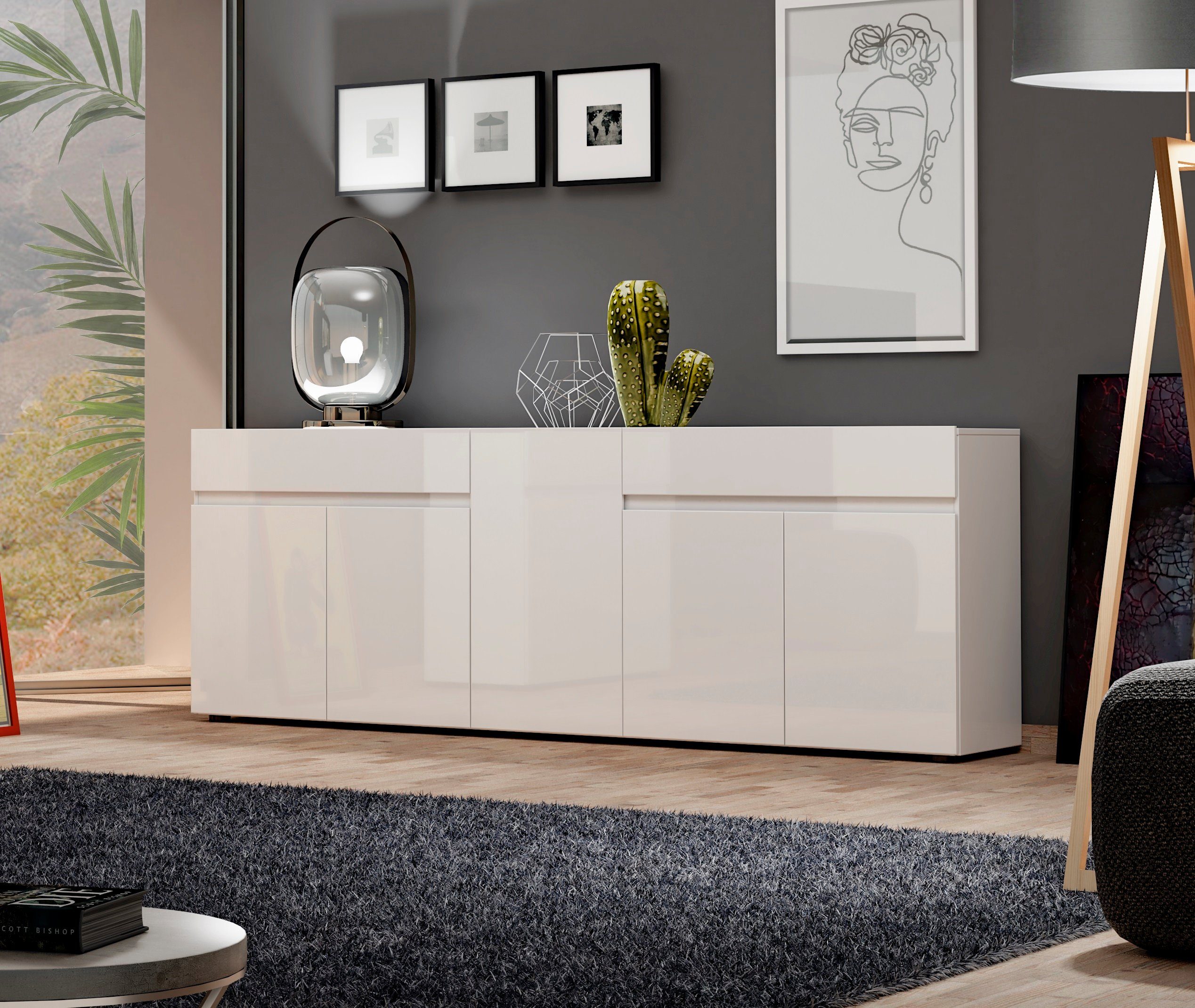 INOSIGN Sideboard MISTER, Kommode, Schrank, Anrichte, Breite 225 cm, Made i günstig online kaufen