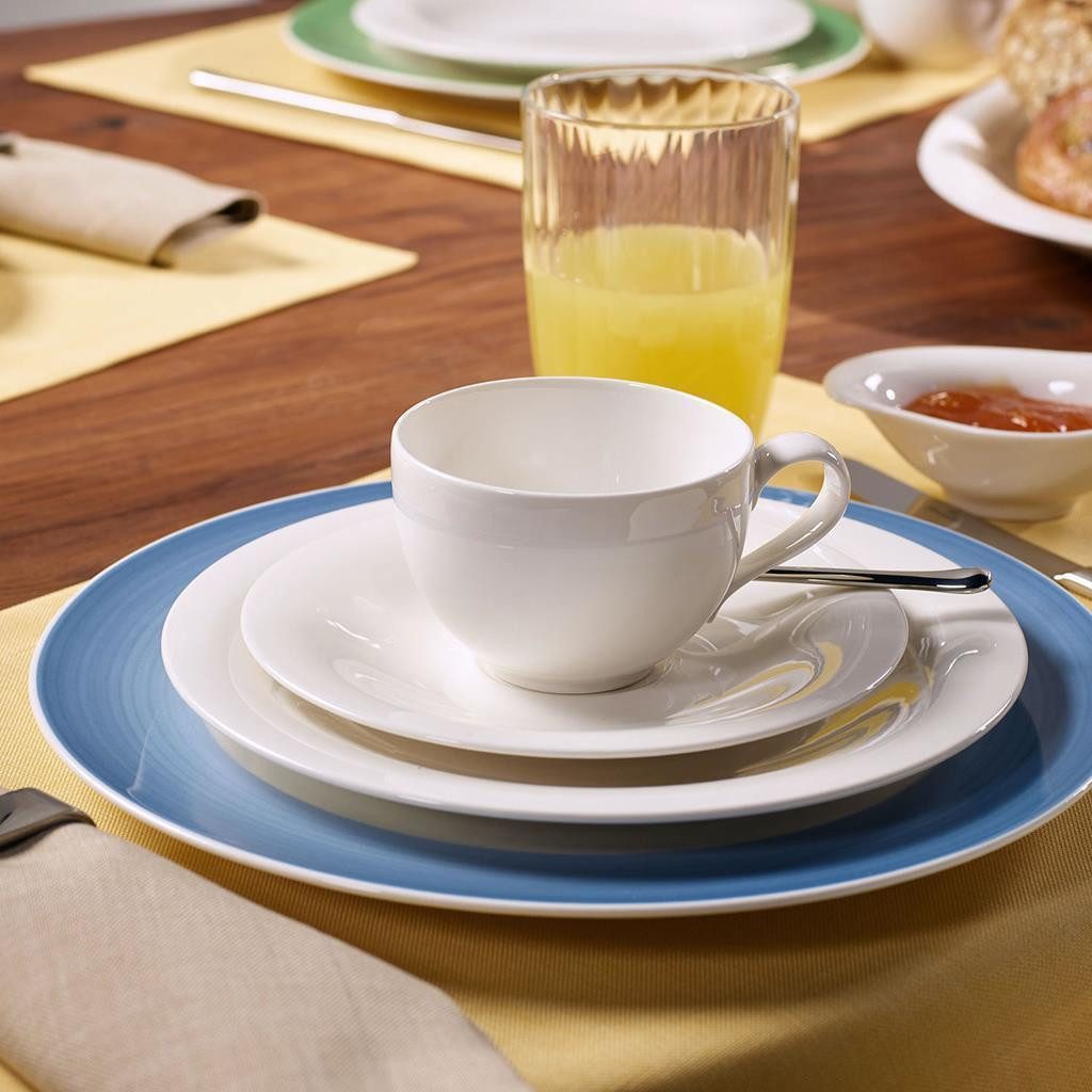 Villeroy & Boch Untertasse New Cottage Basic Kaffeeuntertassen ø 16,7 cm, (6 St)
