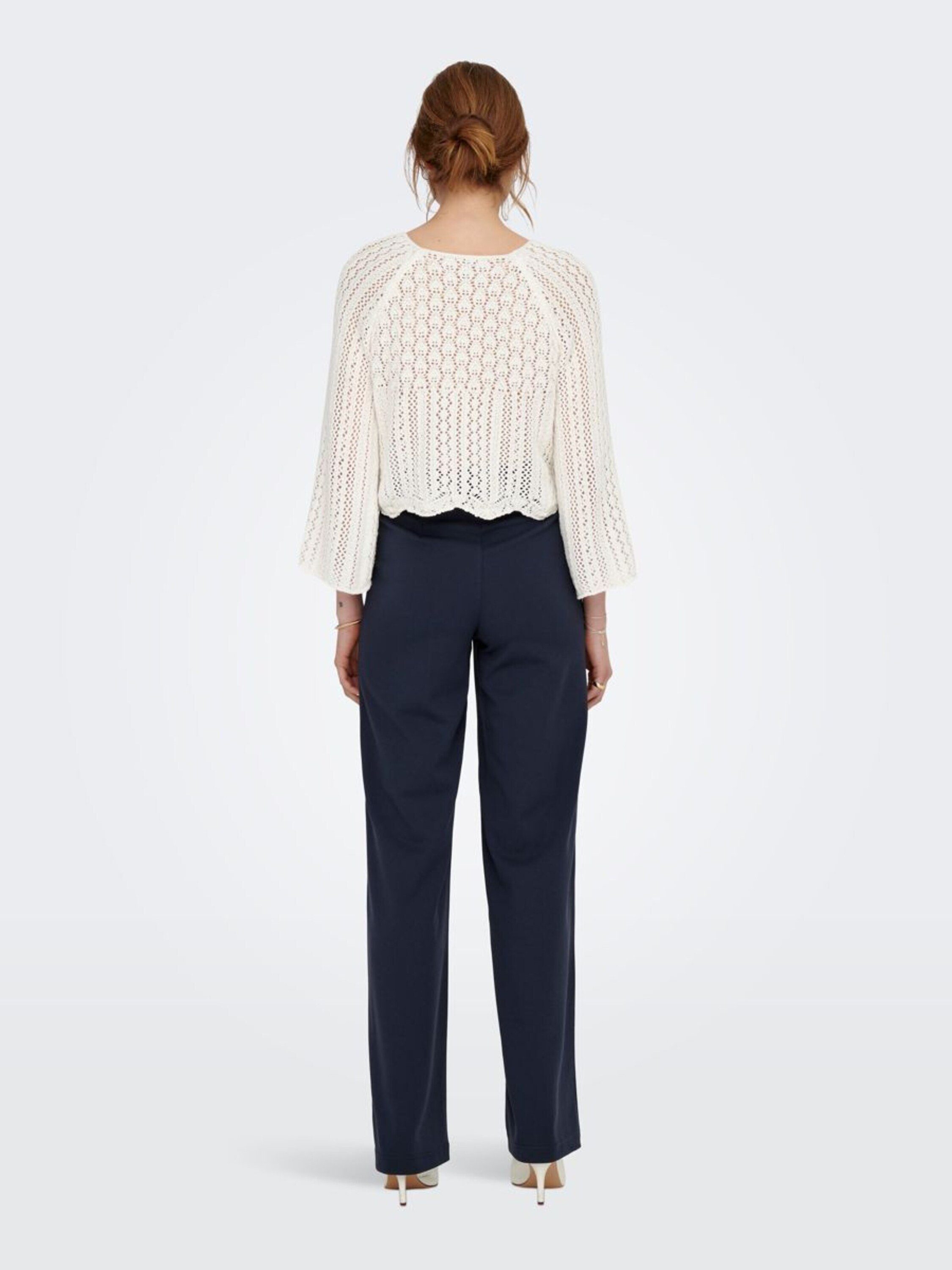 ONLY Strickpullover ONLNola Life (1-tlg) Lochmuster günstig online kaufen
