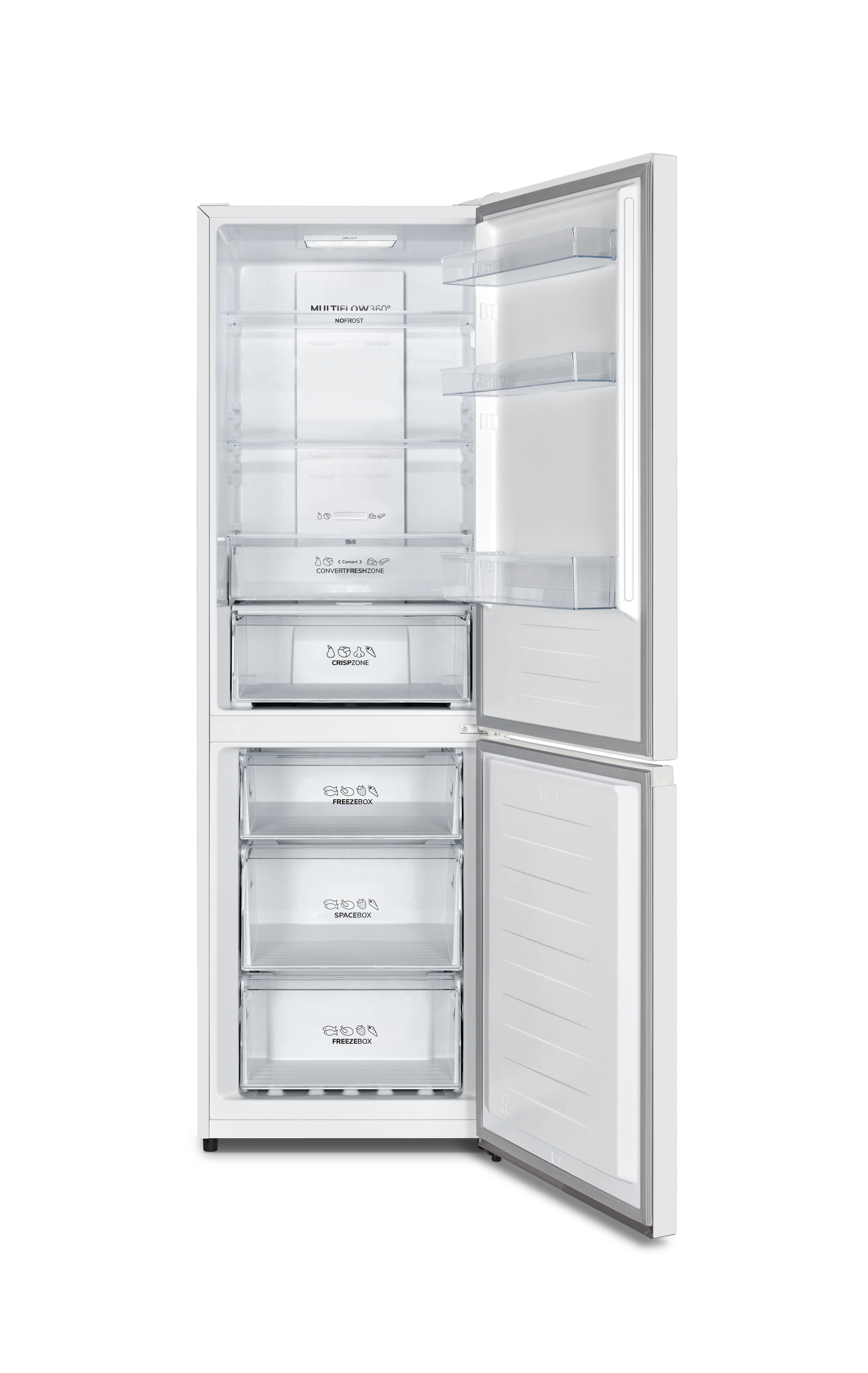 GORENJE Kühl-/Gefrierkombination NRK 619 NRK619CAW4, 186 cm hoch, 59,5 cm breit, No Frost Plus