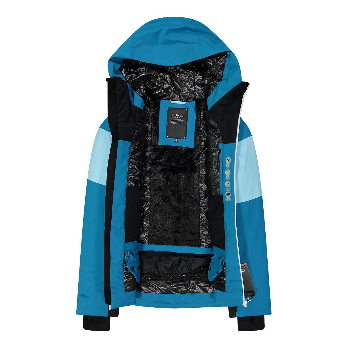 CMP Skijacke Woman Jacket FIX Hood Wasser- und winddichte Skijacke mit verschweißten Nähten, hoher