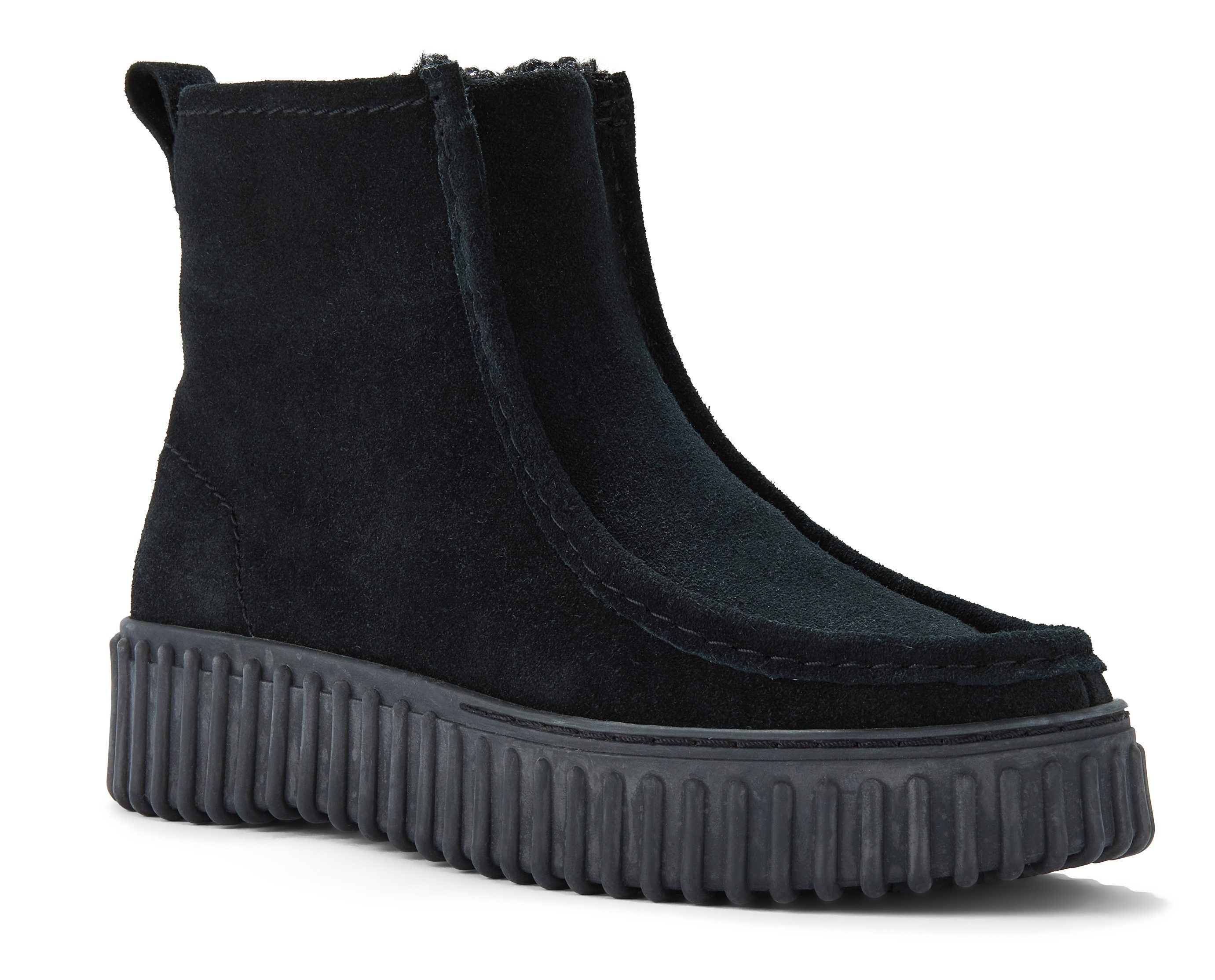 Clarks Torhill Cozy Winterboots Plateauboots mit modischer Ziernaht günstig online kaufen