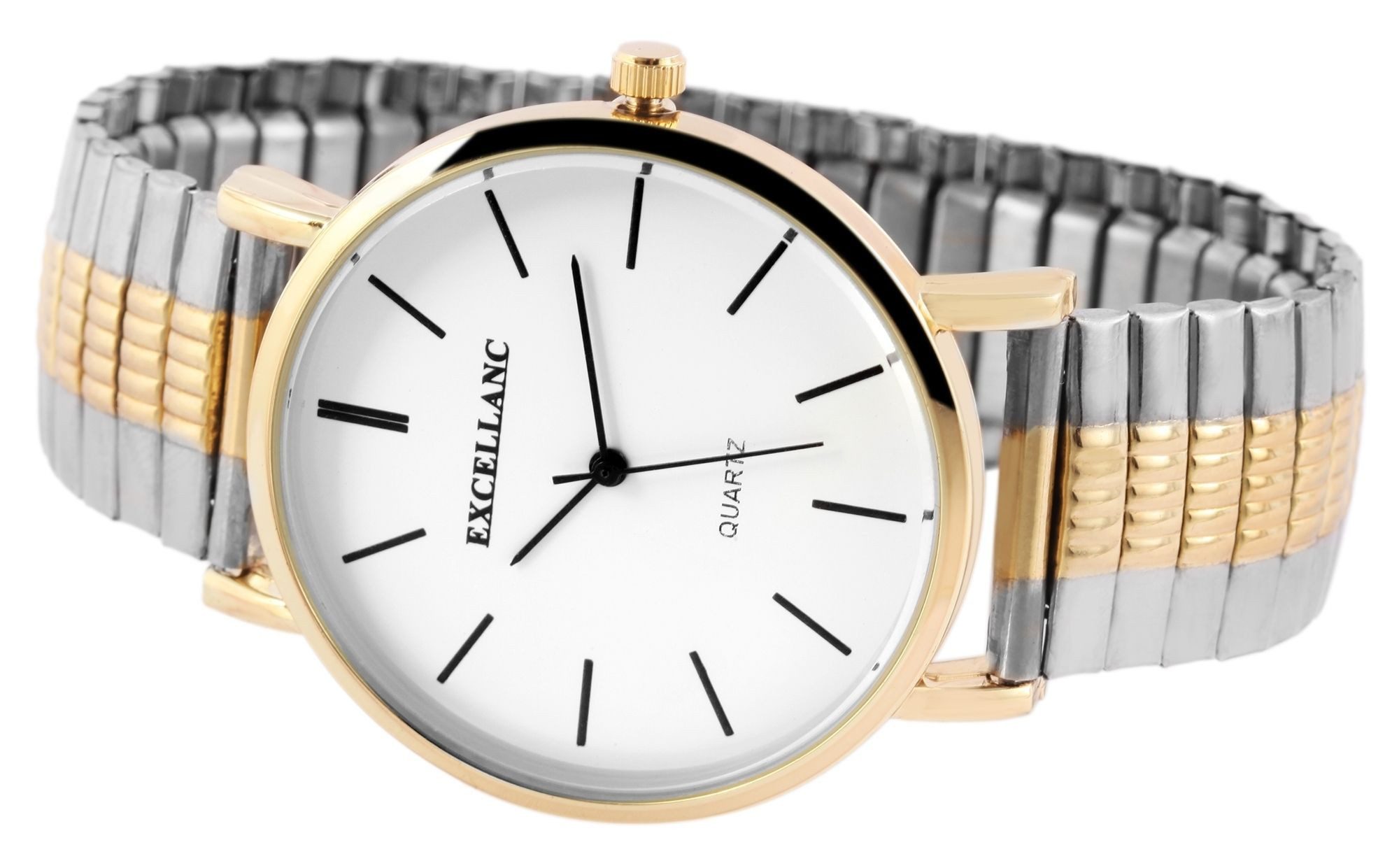 EXCELLANC Quarzuhr 2700015 Excellanc Herrenuhr mit Edelstahlzugarmband günstig online kaufen