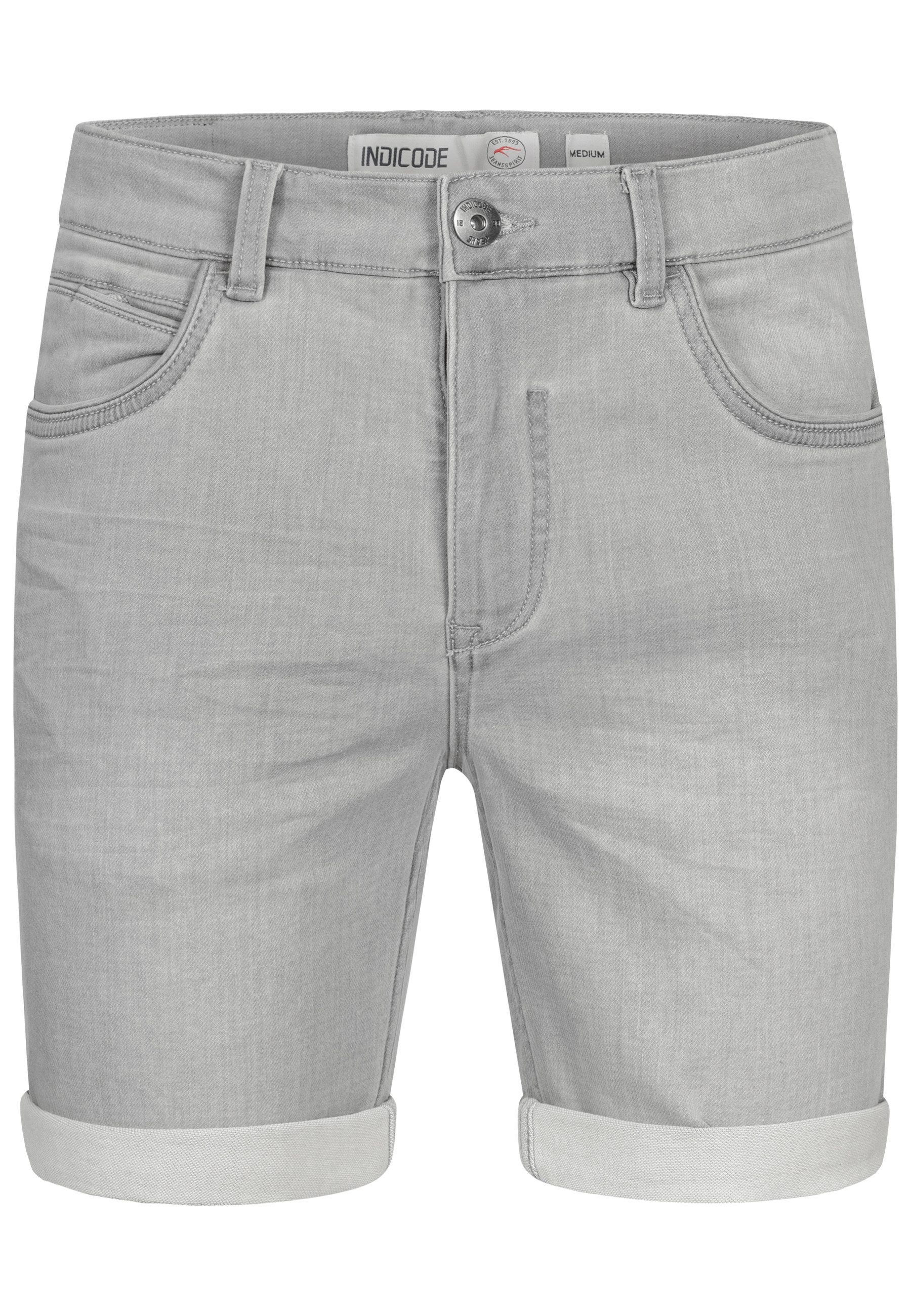 INDICODE Jeansshorts Herren Lonar Jeans Shorts Herrenshorts Moderne und luftig leichte Herren Jeans-Shorts – Bild 2 von 5