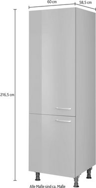 nobilia® Kühlmodul "Flash", für ein Kühl- und Gefrierschrank, Ausrichtung wählbar vormontiert, Ausrichtung wählbar, Breite/Höhe: 60/216,6 cm