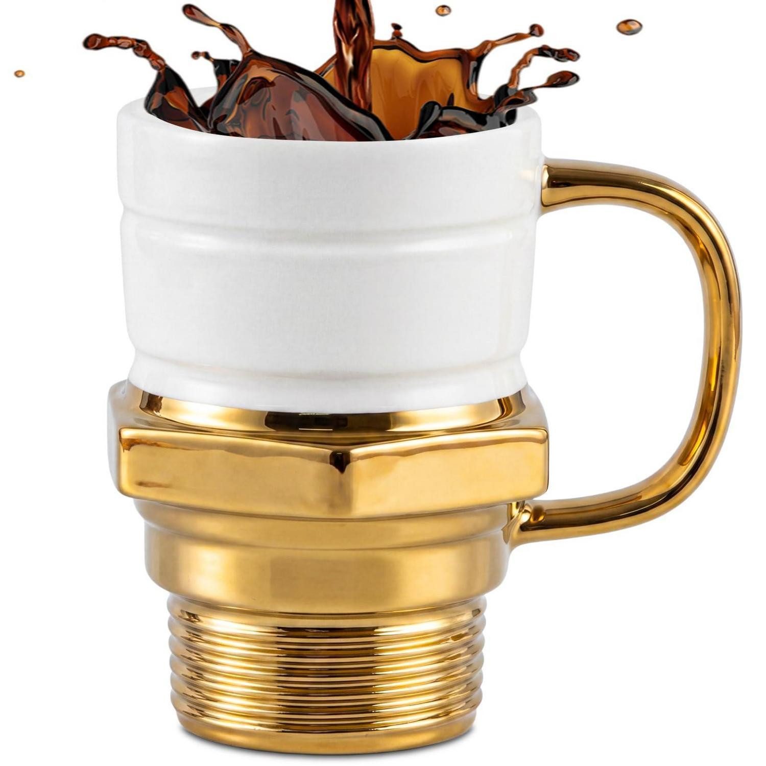 LuxusKollektion Becher Kaffeetasse Zündkerze Mechanik, Keramik