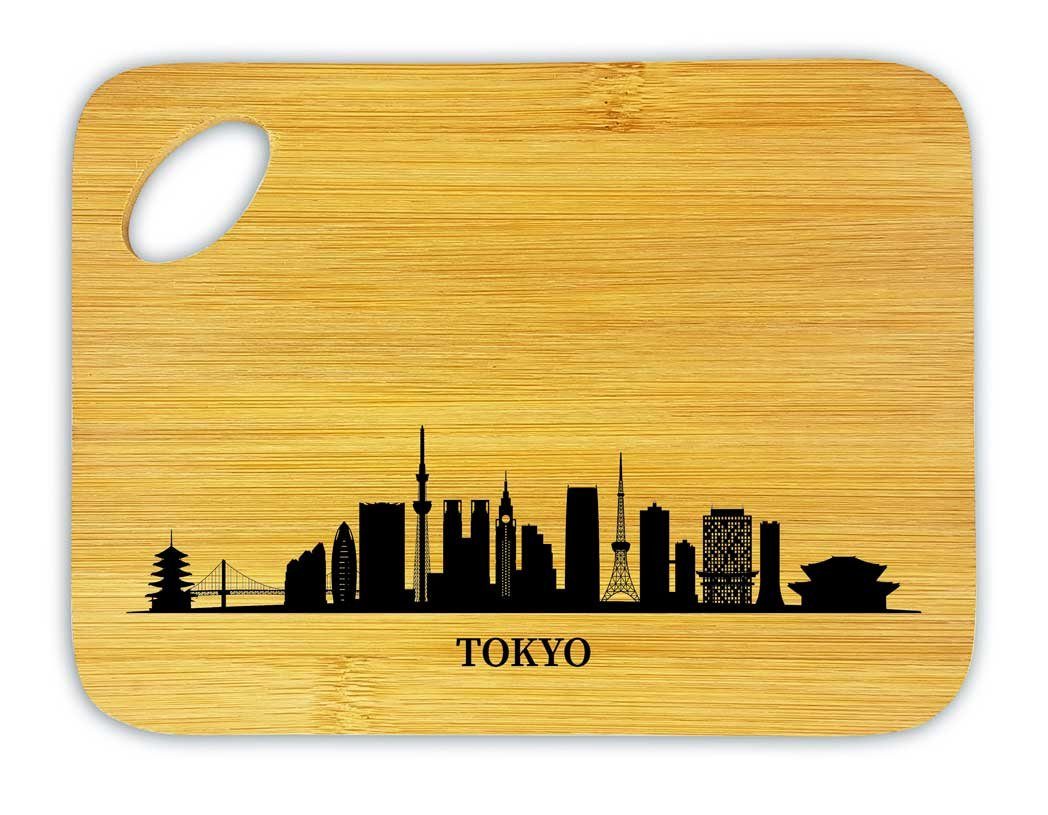 die Stadtmeister Frühstücksbrett Skyline Tokyo, Bambus