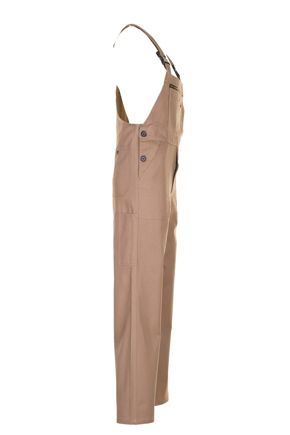 Planam Arbeitshose PLANAM Herren Latzhose BW-290 Brustlatztasche Reißfest Khaki