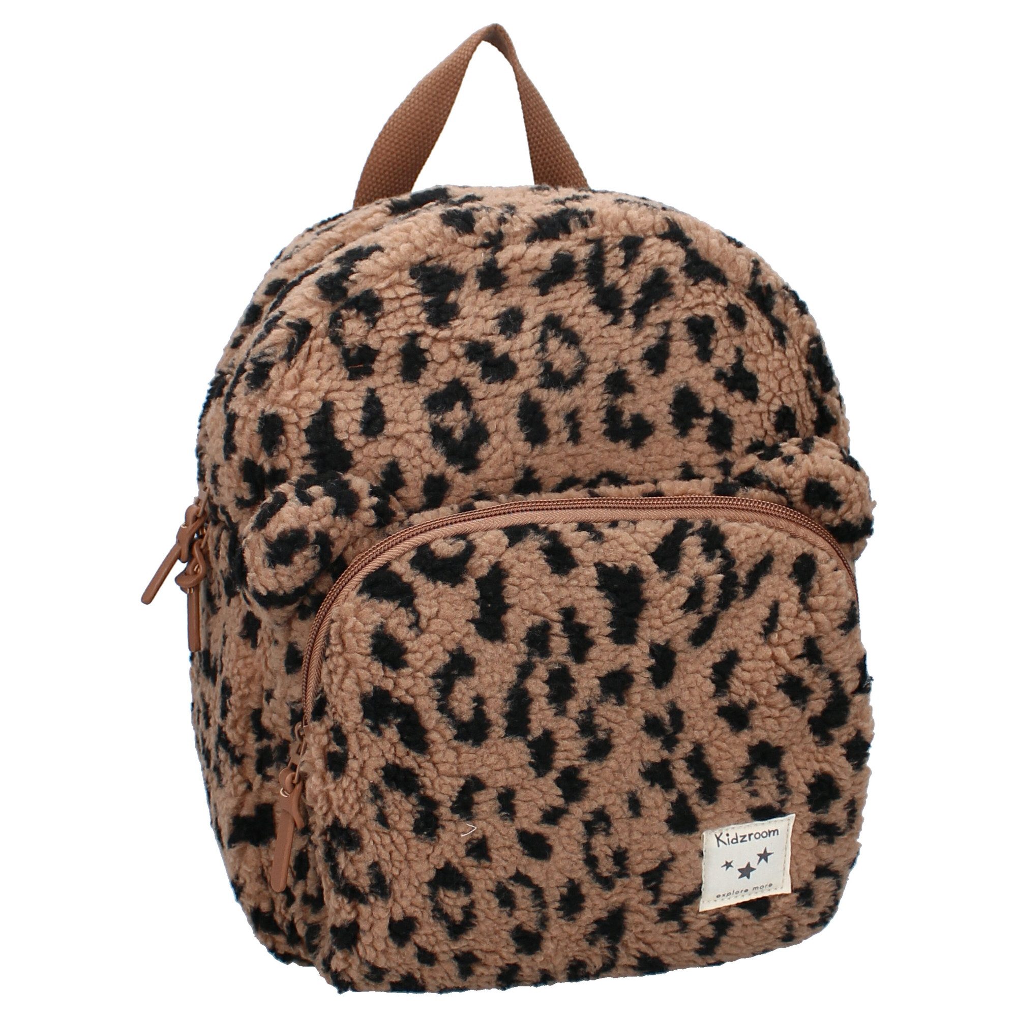 Vadobag Cityrucksack Beary Excited, mit bärigem Leo-Print