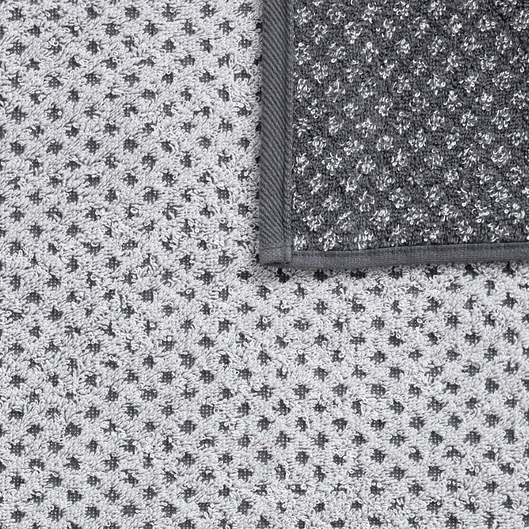 Dyckhoff Handtuch Set Golden Shades Rhombus, Walkfrottier (Set, 6-St), Kuschelig weich;4 Handtücher (50x100cm), 2 Duschtücher (70x140cm)