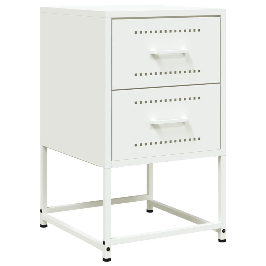 vidaXL Nachttisch Nachttisch Weiß 36x39x60,5 cm günstig online kaufen