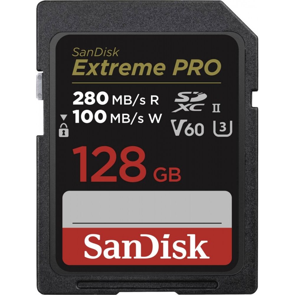 Extreme PRO SDXC 128 GB - Speicherkarte - schwarz Speicherkarte