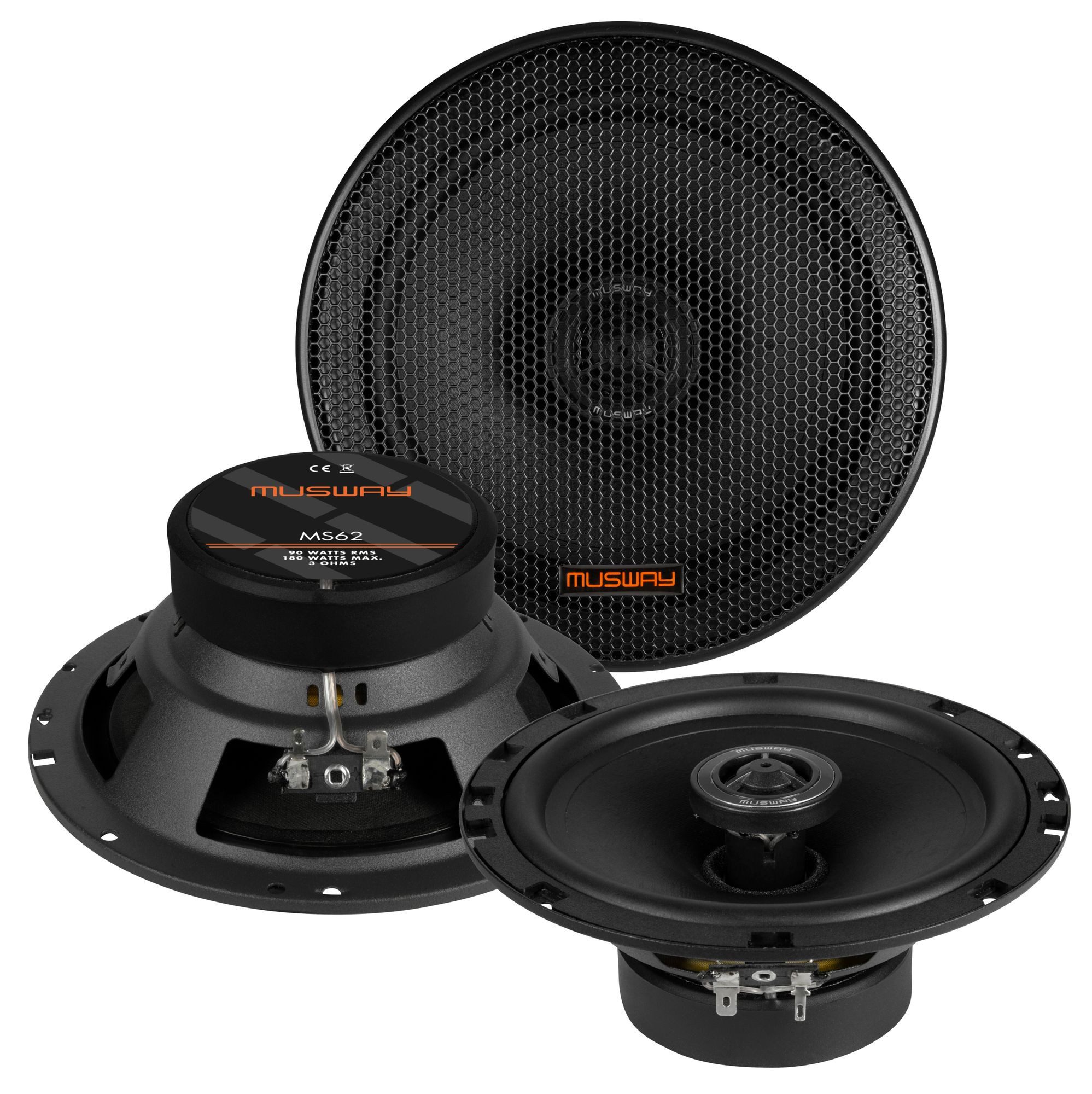 Musway Musway MS62 - 16,5cm Koax Lautsprecher Auto-Lautsprecher