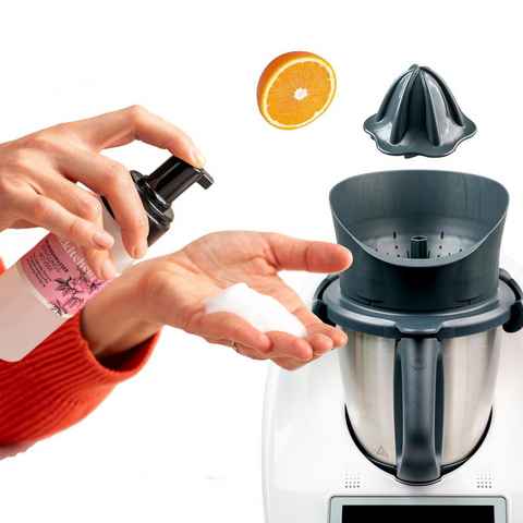Küchenmaschine mit Kochfunktion mixcover Saftpresse Entsafter Orangenpresse + DIY Naturkosmetik Set Ge