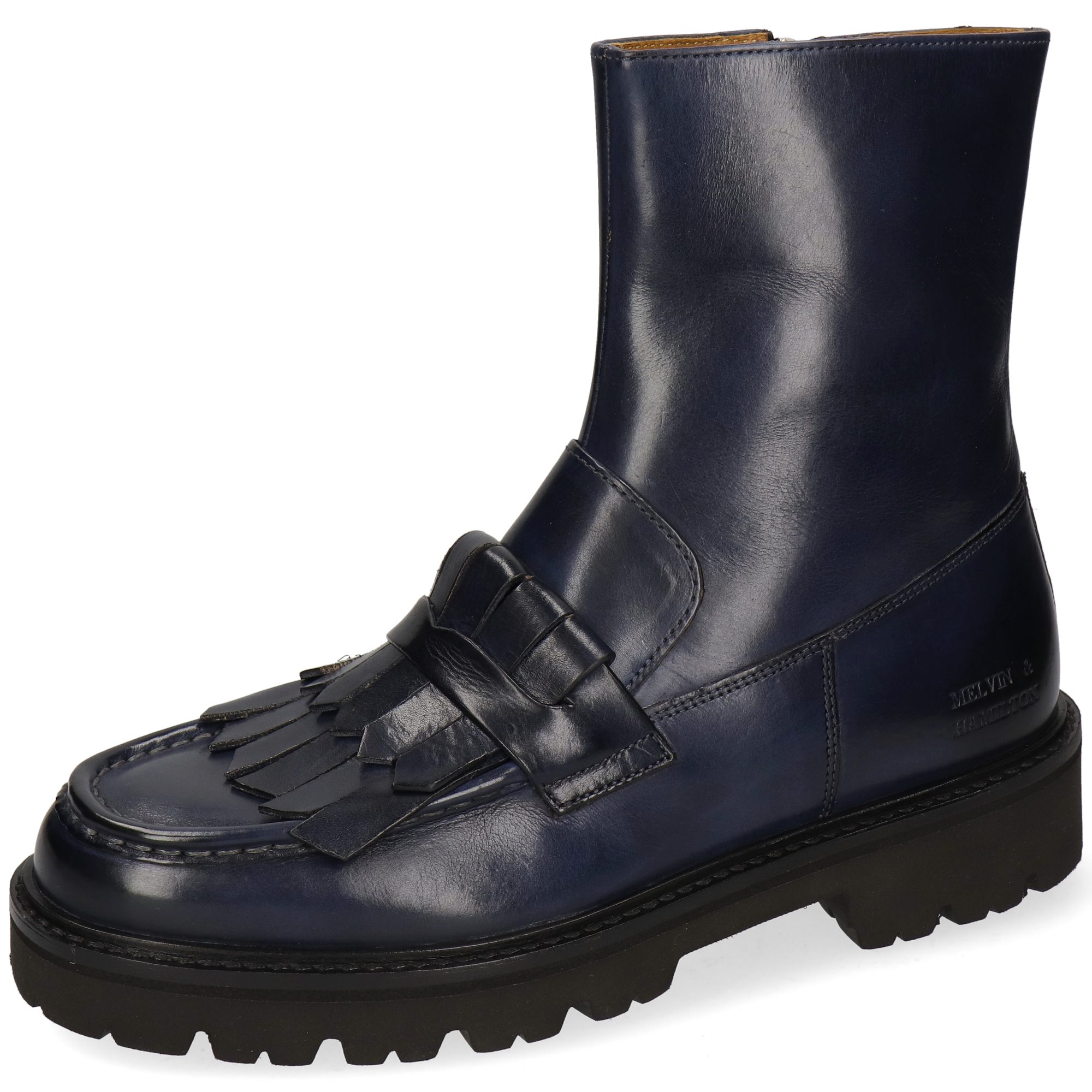 Melvin & Hamilton Regine 33 Leder-Stiefeletten für Damen Stiefelette Plateausohlen, Echtes Leder, Vegetabile Gerbung