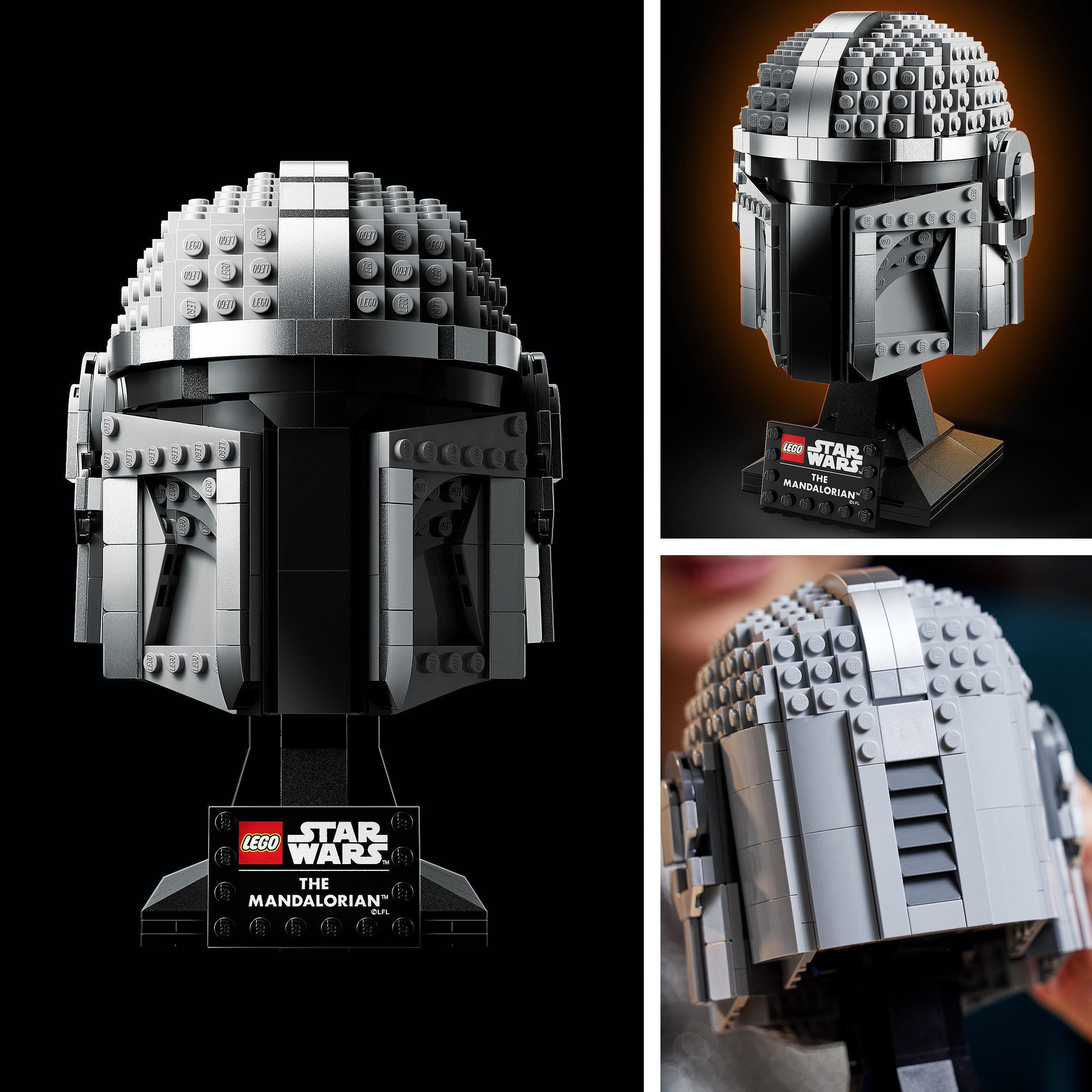 LEGO® Konstruktionsspielsteine Mandalorianer Helm (75328), Star St), (584 Made in Europe Wars™, LEGO®