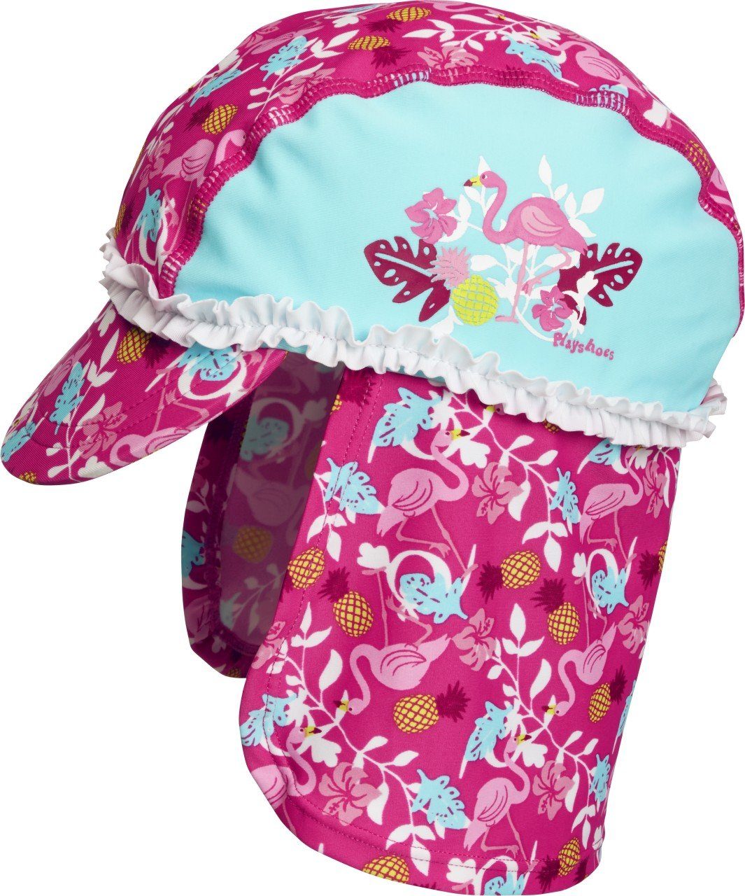 Playshoes Sonnenhut UV-Schutz Mütze Flamingo
