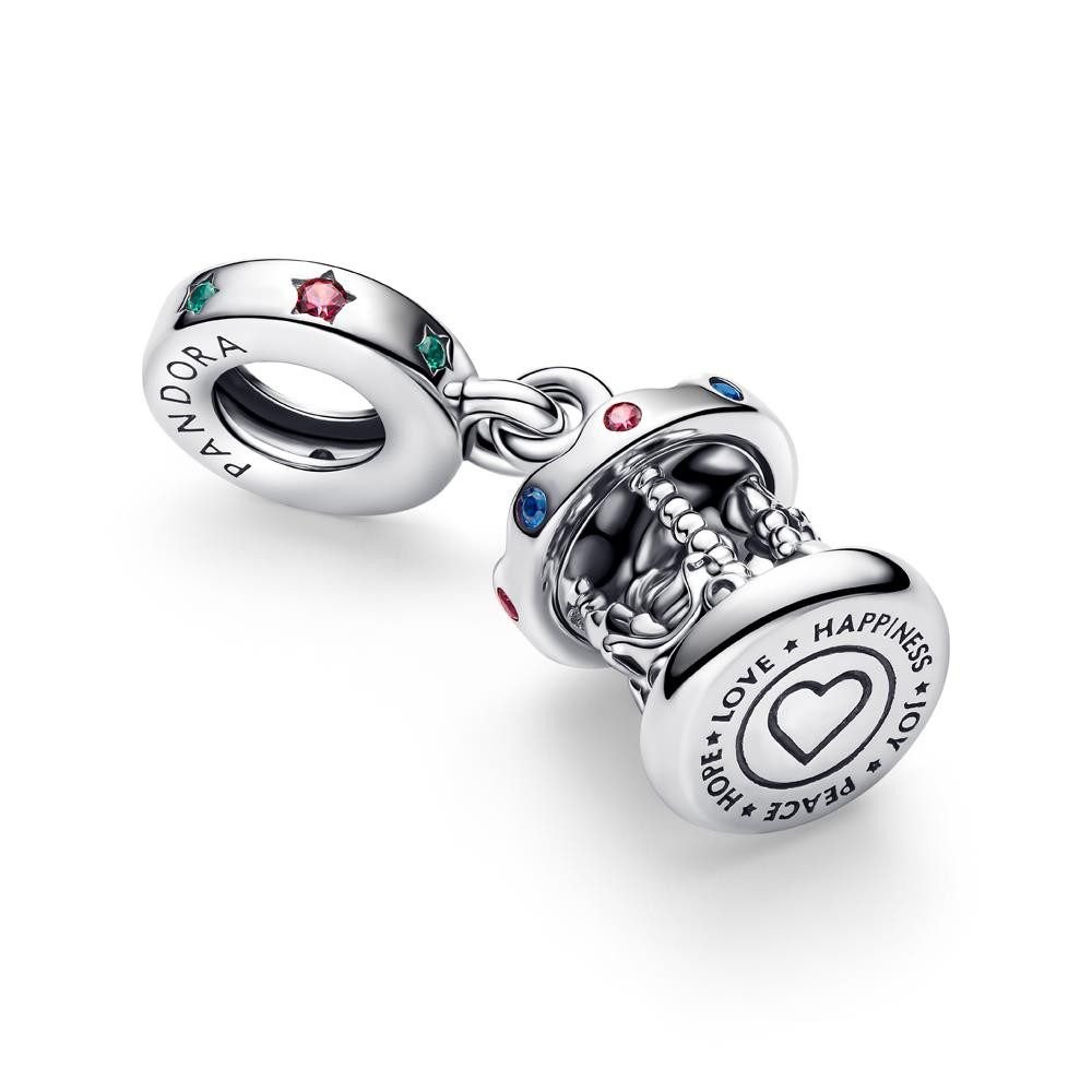Pandora Charm-Einhänger PANDORA Moments Charm-Anhänger Drehendes Karussell 925er Silber