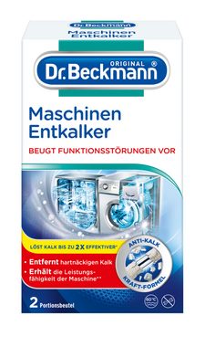 Dr. Beckmann Maschinen-Entkalker, gegen hartnäckigen Kalk, 12x 50 g Entkalker (6-St)