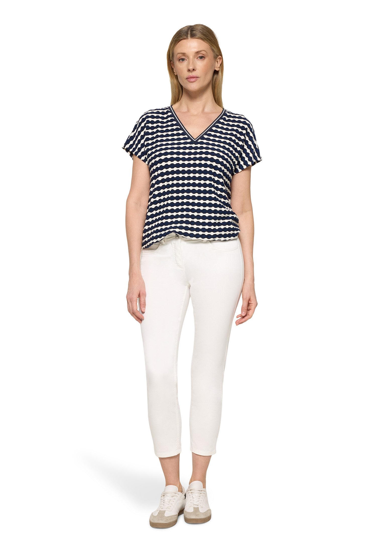 Betty Barclay Kurzarmshirt Damen mit Tunnelzug (1-tlg)