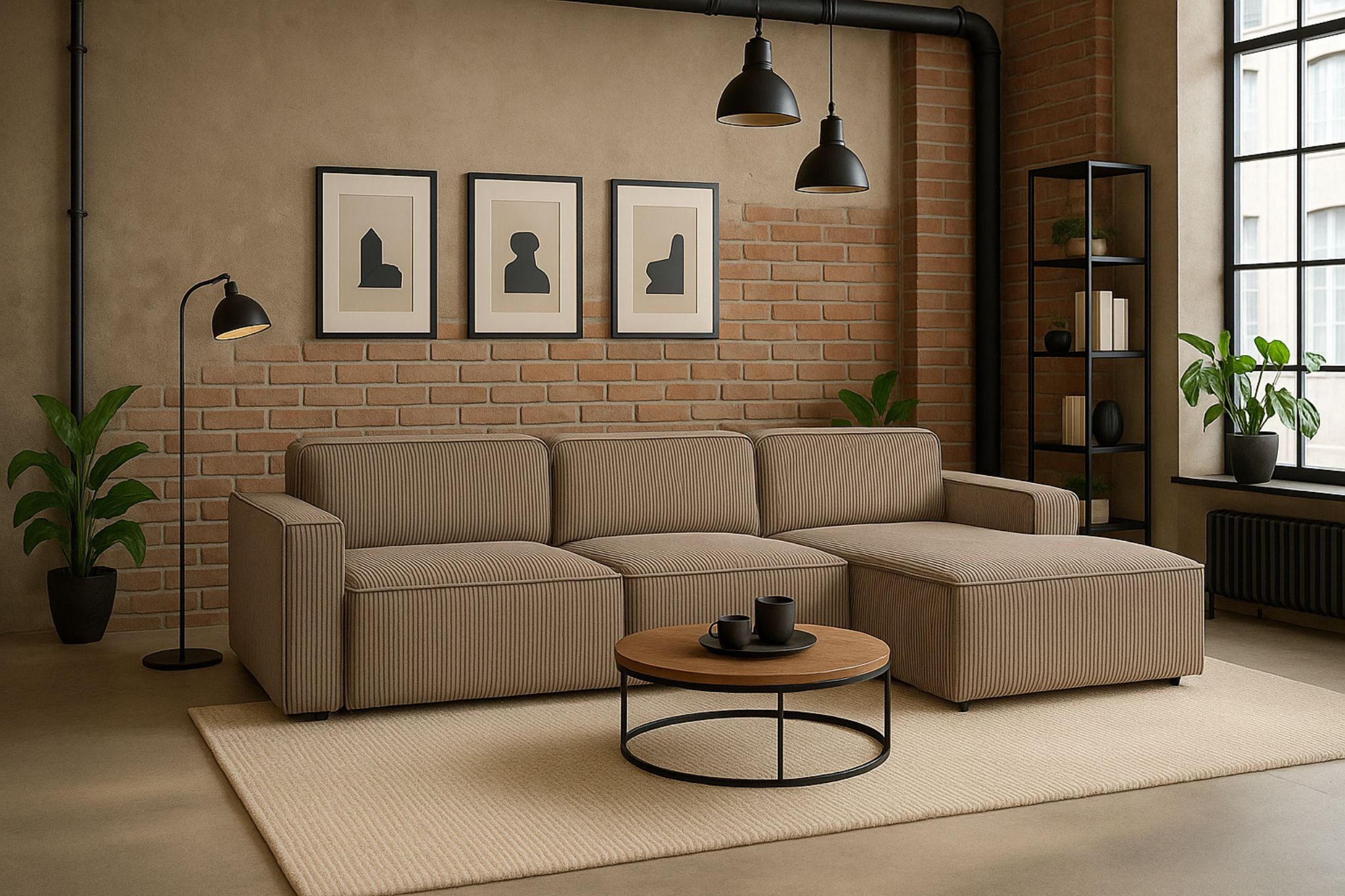 Kaiser Möbel Ecksofa Ecksofa Cursal L-Form – modular, modern, unvergleichlich bequem, Einzelsofa