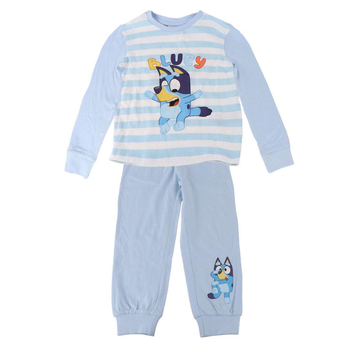 Cerda Pyjama Bluey Schlafanzug Kinder – Pyjama Set langarm, Baumwolle Jersey