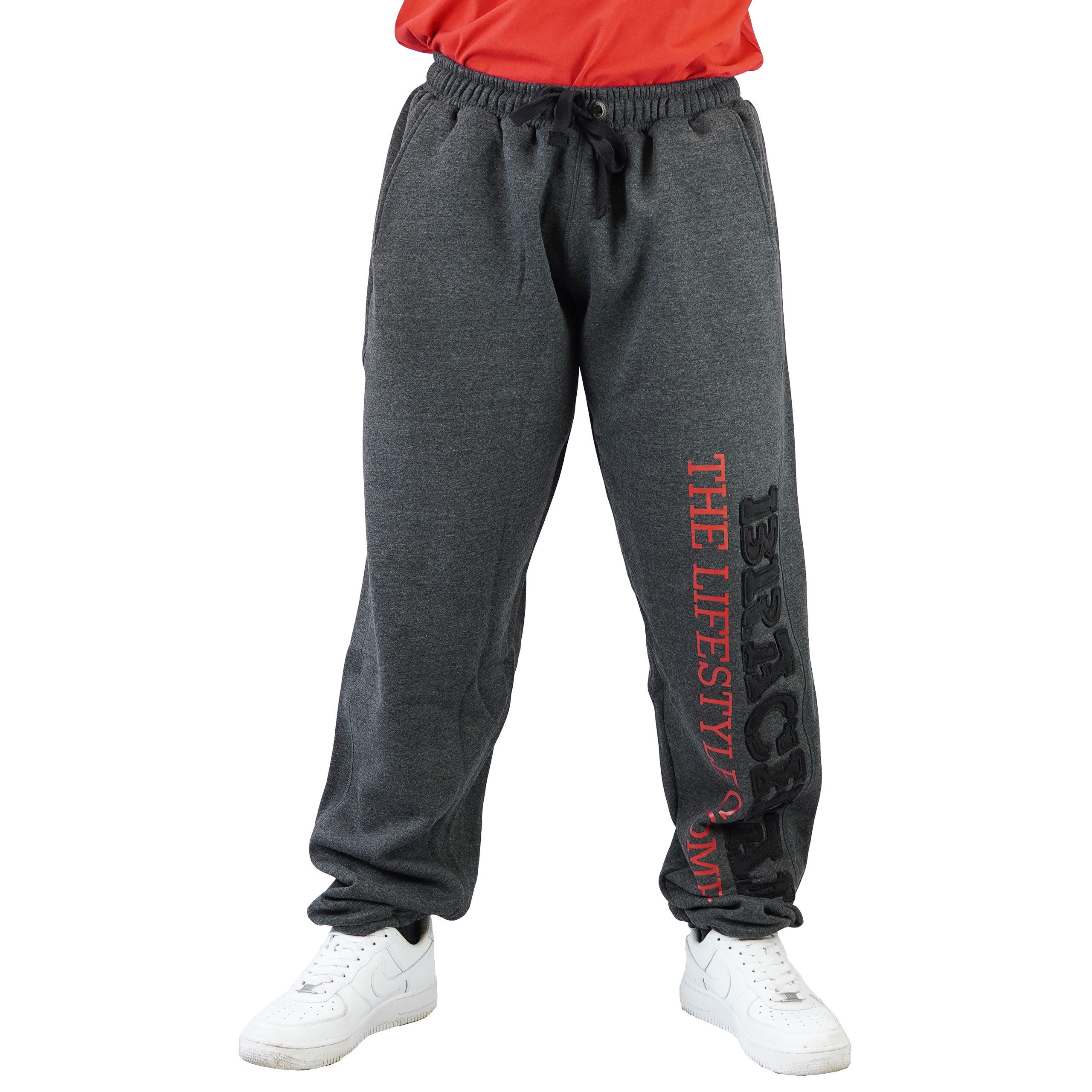 Sporthose Brachial Sporthose "Gym" dunkelgrau melounge/schwarz